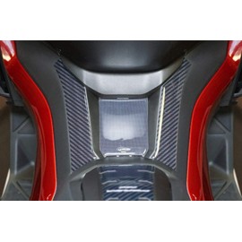 labelbike - 3D Gel Resin Sticker for Running Board Protector Compatible with Honda Scooter Forza 750