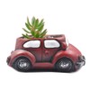 Ascrafter Cement - Macetas con Ventosa para Coche, Color Rojo