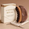 Lymphatic Contour Face Brush - Wooden Handle Sculpting Facial Dry