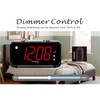 ZAPALA expert Alarm Clock for Bedroom, 2 Alarms Loud LED