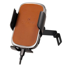 Course Motorsports DirectFit Phone Mount - Mazda3 (2010-2013) Cradle Head - Charging Auto Closing (Tan) Right