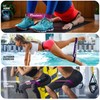 Elastic Fitness Band Set [5 Pack]: Versatile Latex Resistance Bands