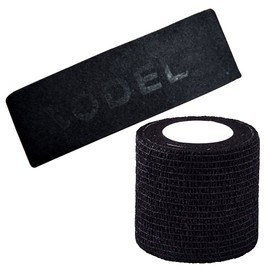 MODEL Chamois Grip And Cohesive Elastic Bandage Tape For Hockey Baseball Bat Pack of 2 Colour Black