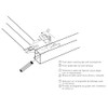 Prime-Line N 6551 Panel Wardrobe Door Guide, fits Acme Doors,