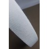 Unbranded WHITE KNITTED ELASTIC ROLL - 1'' Wide 50 Yards