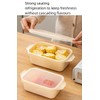 Yutry&lyin 3PCS Rectangle Plastic Food Storage Box Sets with Lids,