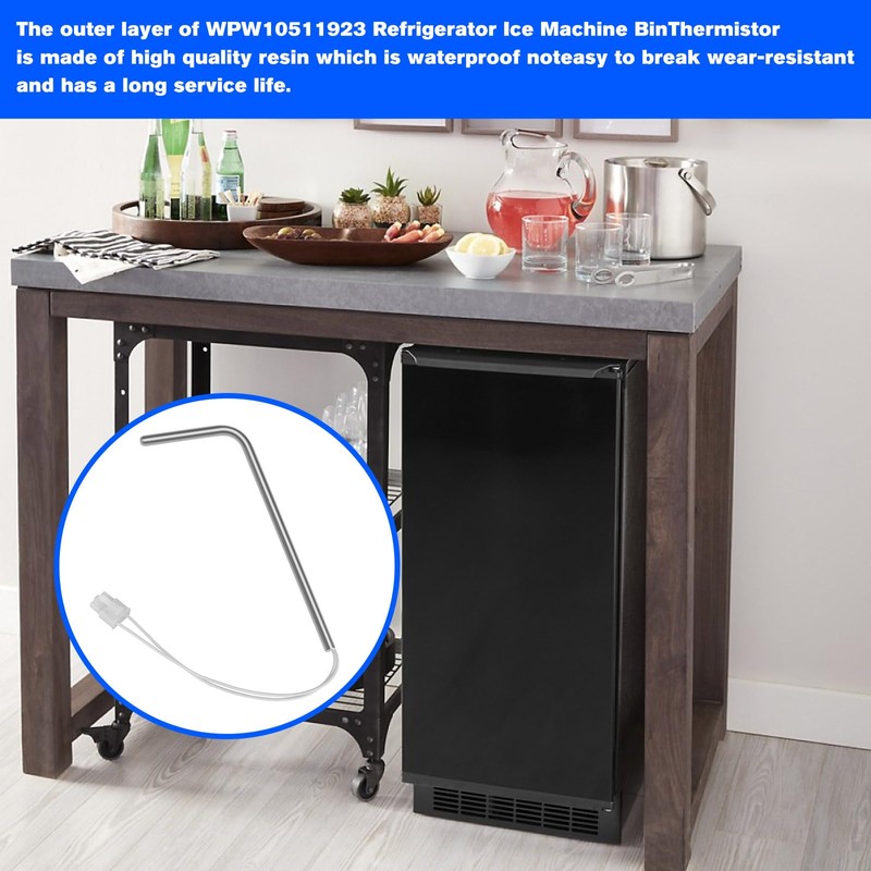 WPW10511923 Ice Maker Sensor Replacement Whirlpool Ice Maker Bin Sensor