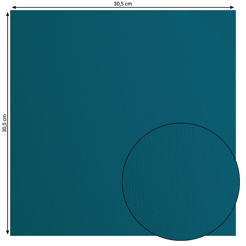 Vaessen Creative Florence Cardstock Paper Blue 216gsm Square 12" x