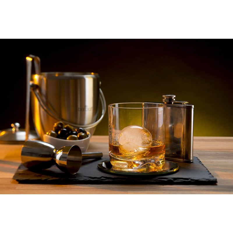 BarCraft Cocktail Jigger Spirit Measure with Dual Alcohol Measure, Stainless