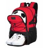 Goloni Soccer Backpack,Basketball Backpack with Ball Compartment & Shoe Compartment,Backpack