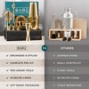 BARE BARREL® Mixology Bartender Kit Bar Set | 14-Piece Cocktail