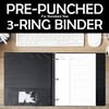 MPC 50 Pack Cornell Style Study Note Taking System Sheets,