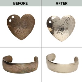 The Beadsmith Silver Polishing Cloth – Jewelry Aid – Removes Tarnish & Polishes – Anti-Tarnish Properties Protect Silver – Reusable Cloth, No Scratching, Non-Abrasive – 7.5 x 5 Inches