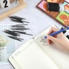 Pack of 60 Black Ballpoint Pen Refills for Retractable Ballpoint
