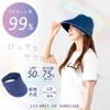 Alphax AP-441120 Women's Ribbed Knit UV Visor, Navy