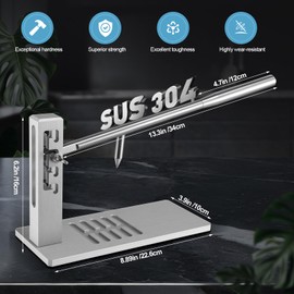 Freudeere Oyster Shucking Knife,Oyster Shucker Machine,Adjustable Oyster Shucker Machine,Stainless Steel Oyster Opener Machine with Knives, Glove G-Clip,Seafood Tools for Hotel Family Buffet(Upgraded)