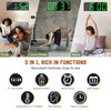 Koolertron Digital Wall Clock, Large Display, LED Clock with Remote