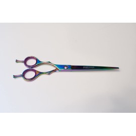 Hair Cutting Scissors Shears 7.5" Hairdressing Regular Scissor Japanese Stainless Steel with Detachable Finger Inserts
