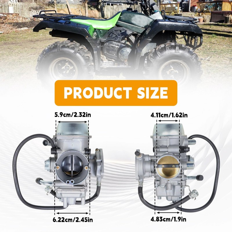 Carburetor and Intake Tube Boot Replacement for Grizzly 600 1998