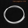 sourcing map PTFE Tube 1.5mm Inner Dmr x 1.9mm Outer