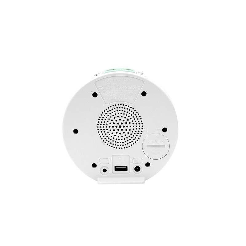 Wecker mit 95dB lautem Alarm, Blitzlicht und Vibrationskissen - Geemarc