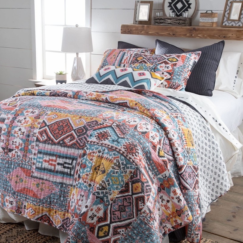 Rod's – Sierra Canyon (Quilt) - Southwest Patchwork – Blue