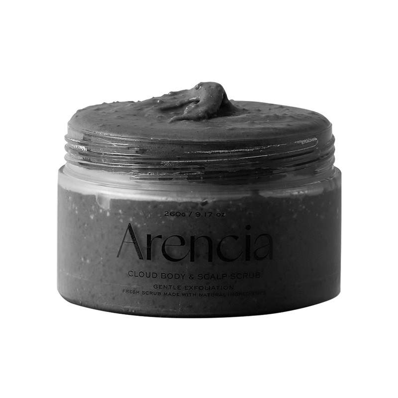 Arencia Fresh Cloud Body & Scalp Scrub (Black Tea &