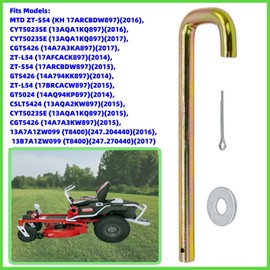 QMTCYXGS 711-3314A Deck Roller Pin Replacement Parts for Cub Cadet 19A40025 19A40025100 MTD Craftsman Troy-Bilt Yard Man Yard Machines Front Deck Roller for Mowers PGT9000 247289060 24728981