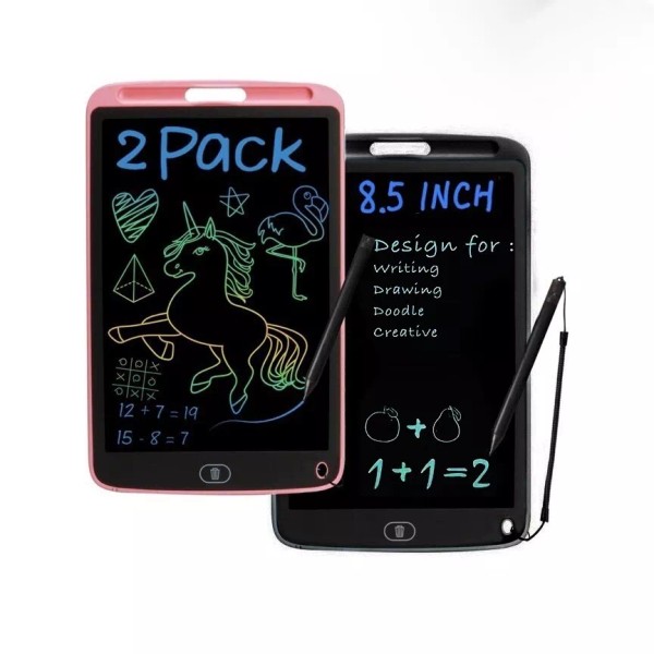 Unbranded Gift 2 Pack-Drawing Tablet Pads Reusable LCD Writing Tablet