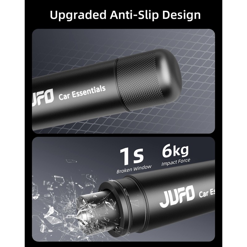 JUFO Car Escape Tool with Seat Belt Cutter Quick Emergency