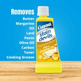 Carbona Stain Devils® Food Stain Bundle | Professional Strength Laundry Stain Remover | Multi-Fabric Cleaner | Safe On Skin & Washable Fabrics | 1.7 Fl Oz, 8 PackQ