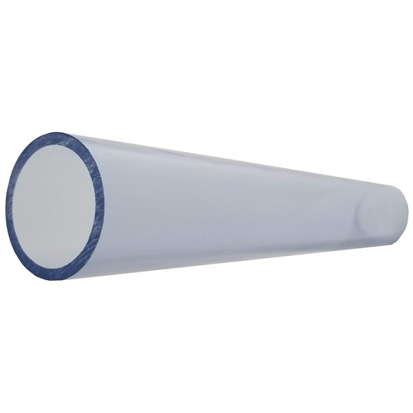 1 Inch Diameter Clear PVC Schedule 40 Pipe [Pipe ID