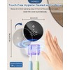Toothbrush Sanitizer Holder, WONICO Tooth Brush Holder for Bathroom, Wall-Mounted