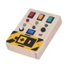 Light Up Sensory Board Noiseless Educational Portable Wooden LED Light