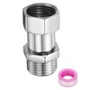 sourcing map G1/2" Shower Diverter Valve Way, Stainless Steel Bidet