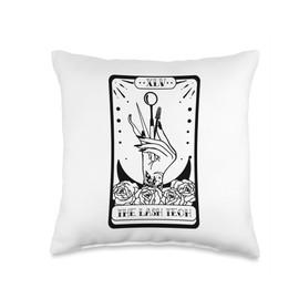 Lash Babe Lash Artist Lash Boss The Lash Tech Tarot Card Throw Pillow