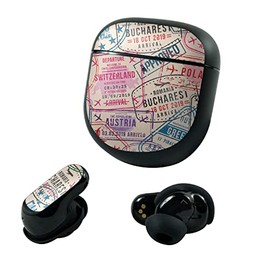 MightySkins Glossy Glitter Skin Compatible with Bose QuietComfort Earbuds II (2022) - Ive Been Everywhere | Protective, Durable High-Gloss Glitter Finish | Easy to Apply and Change | Made in The USA