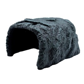 M2cbridge Reptile Hideout Cave Resin Rock Hides Terrarium Habitat Decor (Tunnel)