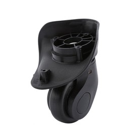 Swivel Wheels Suitcase, Suitcase Wheels Replacement Wheels Suitcase Luggage Wheel Universal Suitcase Replacement Wheels, 1 Pair Black PVC Replacement Wheels, Silent Wear Pulley for Luggage Suitcase