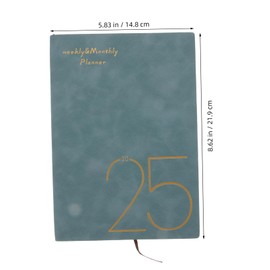 Operitacx Creative Diary Daily Hourly Planner Schedule Book Year Planner Notebook To Dos List Notepad 2025 Daily Planner Work Planner Conference Notebook