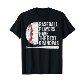 Baseball Player Grandpa And Grandson Baseball Grandpas T-Shirt