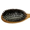 Bamboo Wooden Hair Brush with Natural Bristle