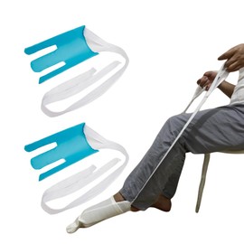 Sock Aid Device for Seniors - Assistive Sock Helper for Easy On and Off Sock Assistant Device no Bending (2 Pieces)