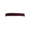 Trafalgar Men's Loose Fit Caleb's Crimson Braided Leather Secure Clasp