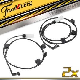 Frankberg 2x Brake Pad Wear Sensor Front Rear Compatible with M.i.n.i R56 R57 2006-2010 M.i.n.i Clubman R55 2007-2014 Replace# 34356773018