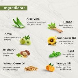 Indus Valley Natural Organic Damage Free Gel Hair Color | Ammonia Free, Vegan & Cruelty Free | Up to 100% Gray Coverage, Long Lasting Results |Dark Brown 3.0 (20gram+200ml)