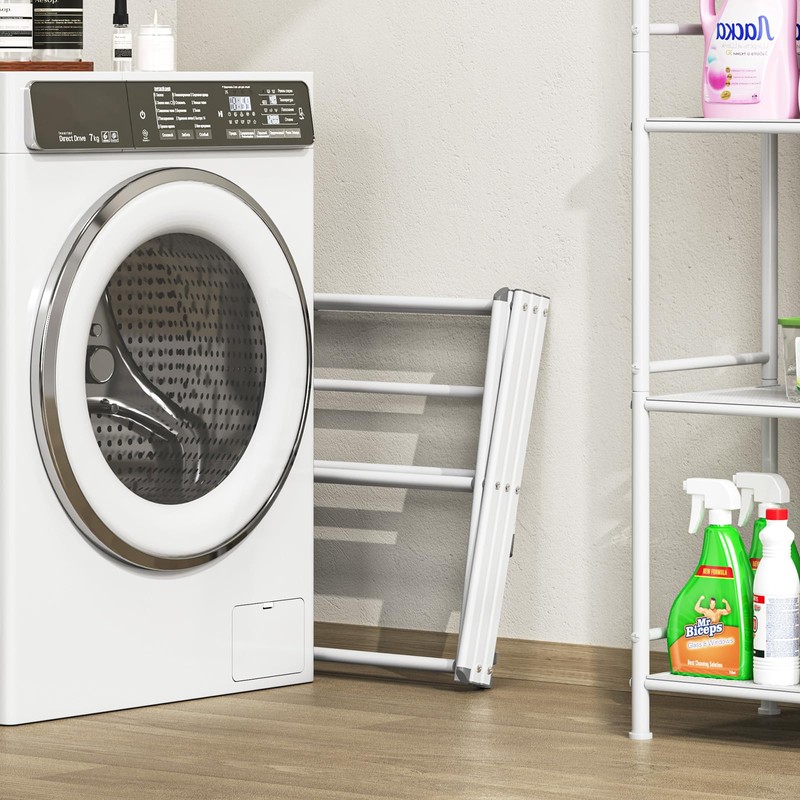 APEXCHASER Clothes Drying Rack Folding - 3 Tier Laundry Drying