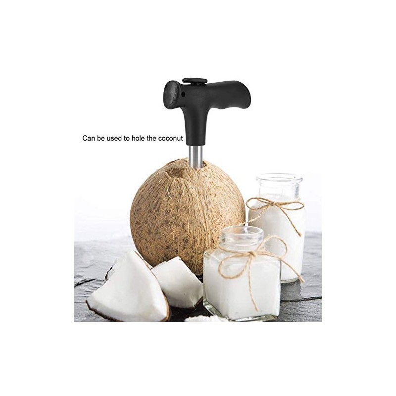 Stainless Steel Coconut Opener Anti- Sharp Fruit Corer for Pineapple