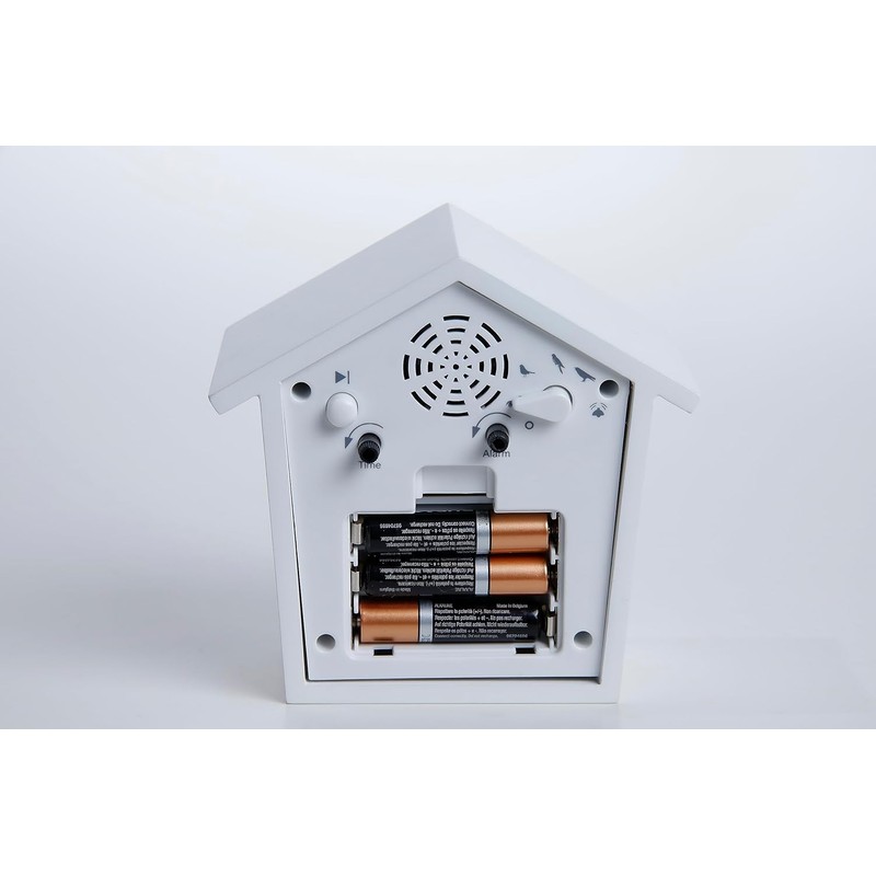 KOOKOO EarlyBird Green Alarm Clock with Bird Melody (Original Recording)