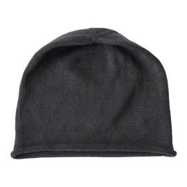 [Kinuya] Knit Hat, Silk Knit Cap, Ink Color
